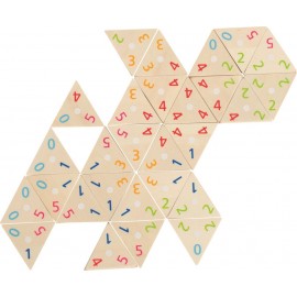 Dominos triangulaires en bois