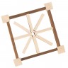 Jeu de construction en bois - Couleurs naturelles