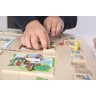 Jeu de société en bois pour enfant - Jeu des loisirs