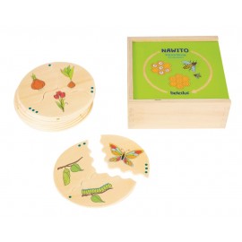 Puzzle éducatif 30 pièces en bois pour enfant - Phases de vie