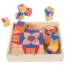 Puzzle cubes en bois - Mosaïque