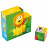 Puzzle cubes en bois - Safari