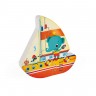 Coffret 4 puzzles en bois pour enfant - Vacances 3D