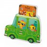 Coffret 4 puzzles en bois pour enfant - Vacances 3D