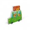 Coffret 4 puzzles en bois pour enfant - Vacances 3D
