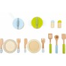 Dinette en bois pour enfant - À table - Service de table