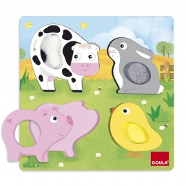 Puzzle en bois - Animaux tout doux
