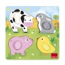 Puzzle en bois - Animaux tout doux