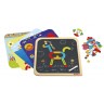 Jeu de dessin magnétique en bois Jeu de dessin magnétique en bois