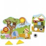 Puzzle en bois - Safari géométrique