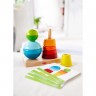 Jeu à empiler en bois - Ronde des couleurs