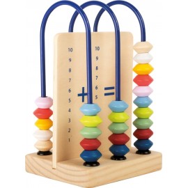 Jeu éducatif - Boulier de calcul en bois