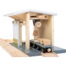 Circuit de train en bois - Gare de marchandise