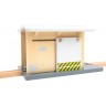 Circuit de train en bois - Gare de marchandise