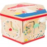 Cube d'activités hexagonal en bois pour bébé