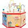 Cube d'activités hexagonal en bois pour bébé
