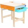 Établi de bricolage en bois avec table à dessin pour enfant