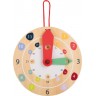 Horloge éducative en bois