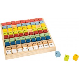 Jeu éducatif - Jeu de table de multiplication en bois