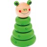 Jouet à empiler en bois pour bébé - Grenouille