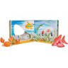 Livre d'éveil en bois pour bébé - Vie sous la mer