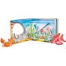 Livre d'éveil en bois pour bébé - Vie sous la mer