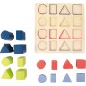 Puzzle éducatif en bois - formes géométriques