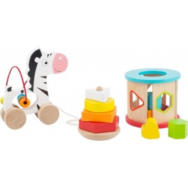 Set de jouets de motricité en bois pour bébé