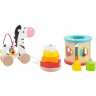 Set de jouets de motricité en bois pour bébé