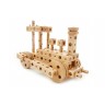 Jeu de construction à assembler - Locomotive en bois