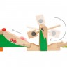 Circuit à billes en bois pour enfant - Accélérateur