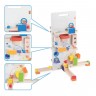 Circuit à billes en bois pour enfant - Descente verticale