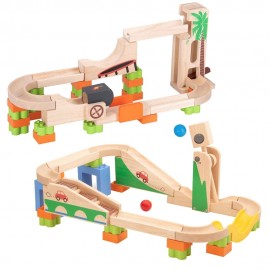 Circuit en bois pour billes Bambin Bois, jeux et jouets en bois