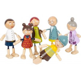 Accessoires maison de poupée Ensemble figurines (Bois)