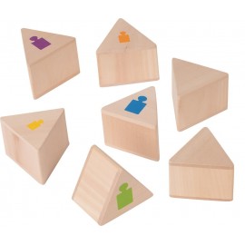 Mémo en bois - Les poids