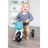 Tricycle et draisienne 2 en 1 en bois - Petite balade bleu turquoise