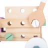 Kit de construction en bois couleurs pastel