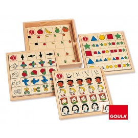 Positions, directions, expressions et formes - Jeux de raisonnement logique en bois