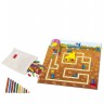 Jeu de société éducatif en bois - Défi mathématique - Réglettes de calcul
