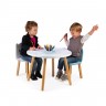 Table et 2 chaises en bois pour enfant - Banquise
