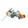 Jouet à tirer en bois pour bébé - Chenille à promener Sweet cocoon