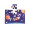 Puzzle 45 pièces en bois pour enfant - Des profondeurs marines au cosmos