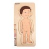 Puzzle éducatif 29 pièces en bois pour enfant - À la découverte du corps humain