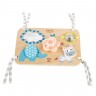 Tableau d'activités en bois pour bébé - Douce nature Tableau d'activités en bois pour bébé - Douce nature