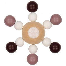 Hochet en bois - Flocon