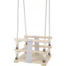 Balançoire siège scandinave en bois pour bébé