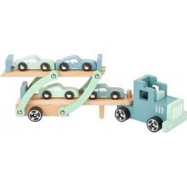 Camion porte voitures en bois pour enfant