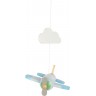 Mobile en bois pour bébé - La tête dans les nuages