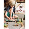 Circuit de Train en Bois pour Enfant - En Forêt