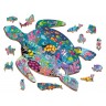 Puzzle 48 pièces en bois pour enfant - Tortue marine